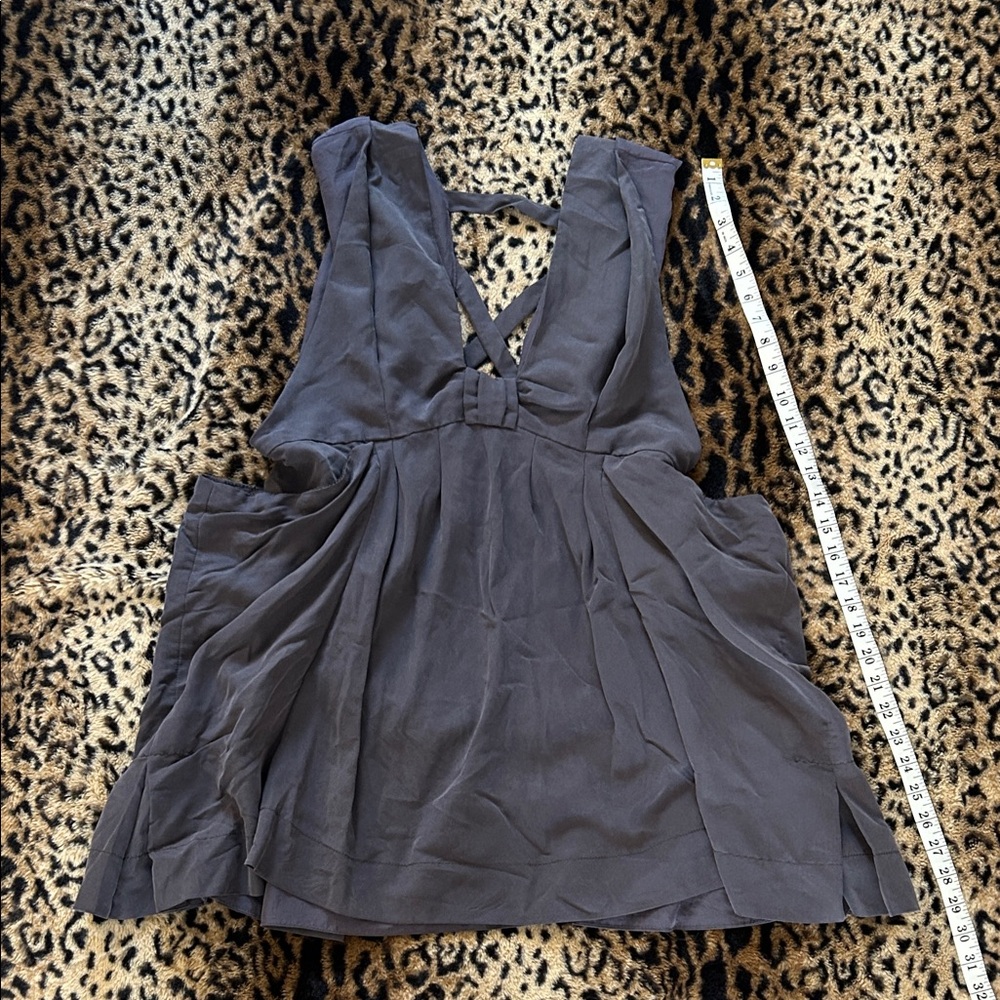 Elegant Grey Mini Dress